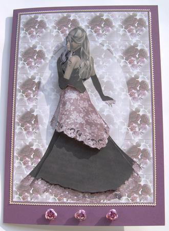 Elegance #7 "roses of Picardy" by Margaret Scott