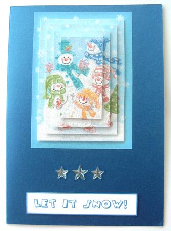 Snowman Family by Margaret Scott