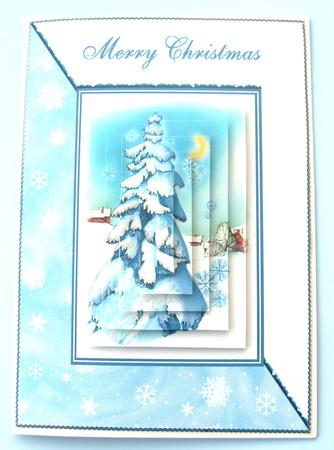 Christmas Scene Pyramid by Margaret Scott