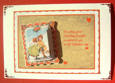 A Couple Skating on Valentine's Day by Margaret Scott