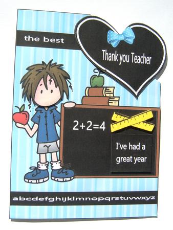 Thank You Teacher Over the Corner by Margaret Scott