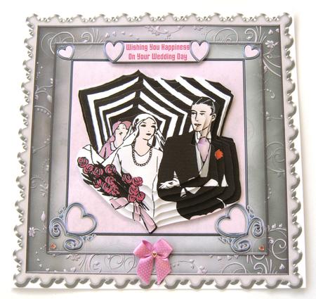 Wedding Procession 8x8 Card Front Minikit by Margaret Scott