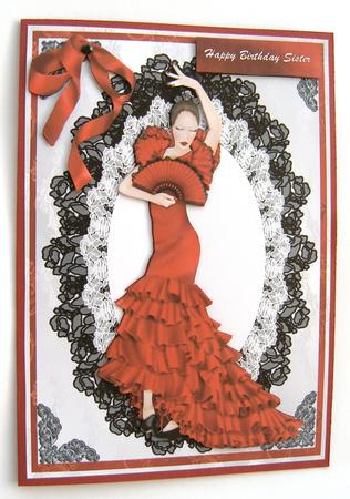 Beautiful Flamico Dancer by Margaret Scott