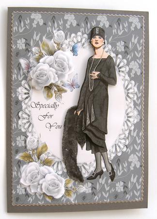 Art Deco Black and White by Margaret Scott