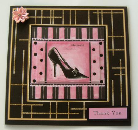 Abstract Patterned Blank Square Frame 1 by Margaret Scott
