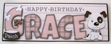 Patch the Dog Grace Large Dl by Margaret Scott