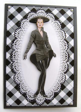 Lady in Black Leather by Margaret Scott