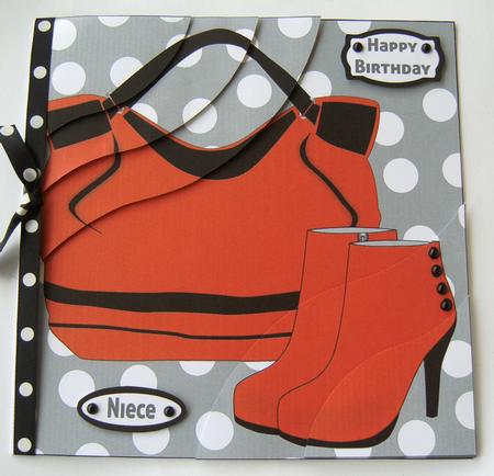 Red Bag and Ankle Boots Mini Kit by Margaret Scott