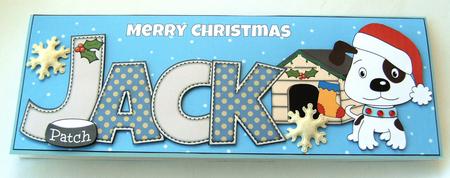 Patch the Dog Christmas Jack Large Dl by Margaret Scott