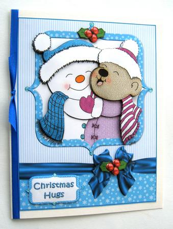 Teddy and the Snowman Hugs by Margaret Scott
