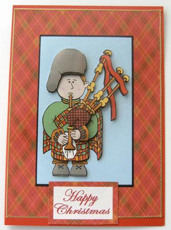 Piper Decoupage or Topper by Margaret Scott