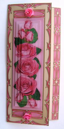 3D Offset Dl Just Roses Pyramage Mini Kit by Margaret Scott