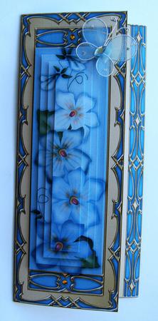 3D Offset Dl Pretty Violas Pyramage Mini Kit by Margaret Scott