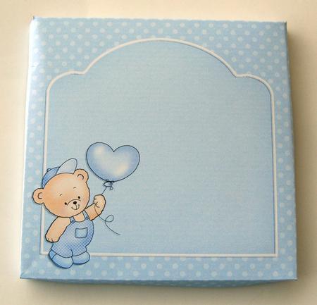 Baby Boy 5 x 5 Square Card Box Mini Kit by Margaret Scott