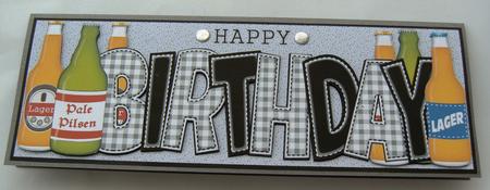 What's Your Poison? Birthday Large Dl by Margaret Scott