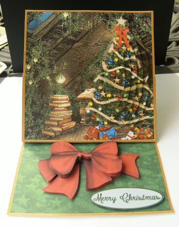 Holiday Reading Pyramid Easel by Margaret Scott