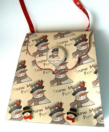 Large Gift Handbag - Snow Much Fun by Margaret Scott