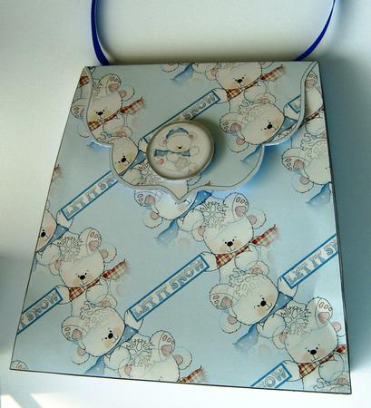Large Gift Handbag - Baby Polar Bears by Margaret Scott