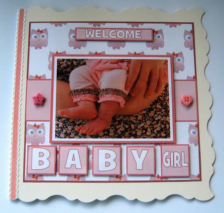 Baby Girl Tiled by Margaret Scott