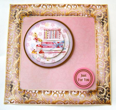 12 8x8 Damask and Filigree Card Fronts by Margaret Scott