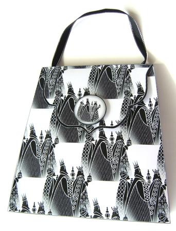 Large Gift Handbag - Monochrome Three Wise Men by Margaret Scott