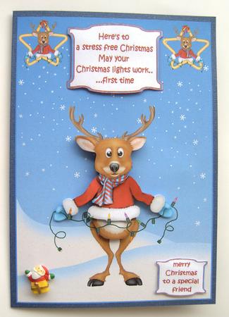 Reindeer Lights by Margaret Scott