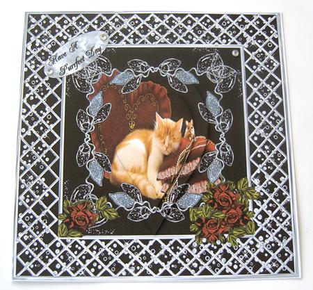 Kitty Cat 8x8 by Margaret Scott