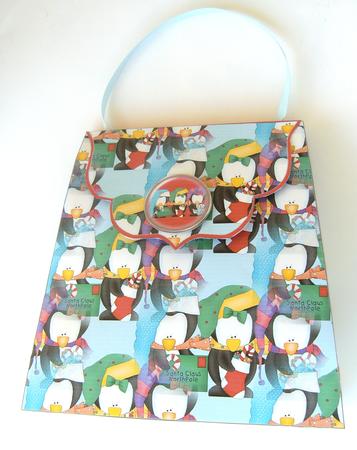 Large Gift Handbag - Penguin Pals by Margaret Scott