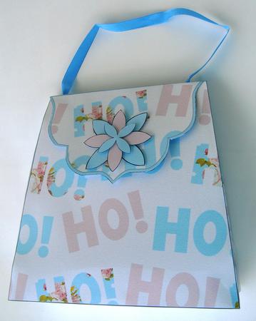 Large Gift Handbag - Ho Ho 1 by Margaret Scott