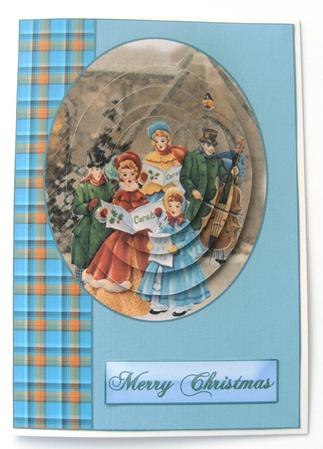 Christmas Carol Singers by Margaret Scott