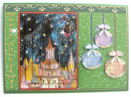 Rooftops and Baubles by Margaret Scott