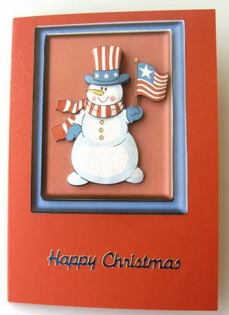 American Santa Cheer by Margaret Scott