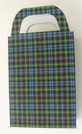 Green Tartan Gift Bag by Margaret Scott
