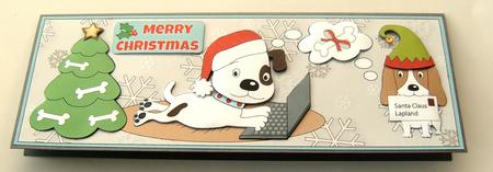 Patch and Kosmo Letter to Santa Large Dl by Margaret Scott