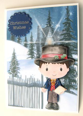 Lovely Snowed Christmas Scene by Margaret Scott