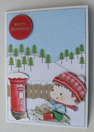 Picket Fence Winter Background by Margaret Scott