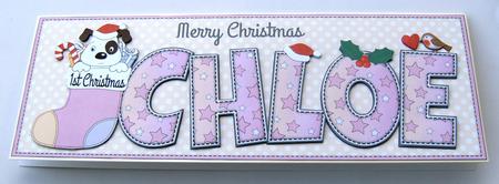 Patch 1st Xmas Chloe Large Dl by Margaret Scott
