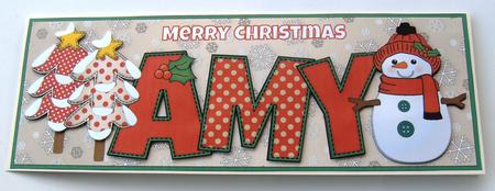 Cute Snowman Amy Large Dl by Margaret Scott