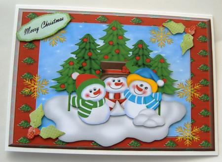 Bunch of Snowmen by Margaret Scott