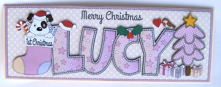 Patch 1st Xmas Lucy Large Dl by Margaret Scott