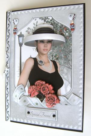 Parisian Card Front by Margaret Scott