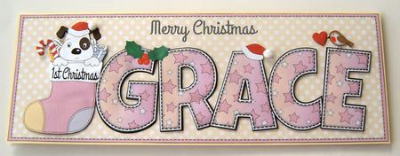 Patch 1st Xmas Grace Large Dl by Margaret Scott