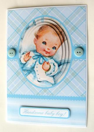 New Baby Boy Vintage Pyramage Mini Kit by Margaret Scott