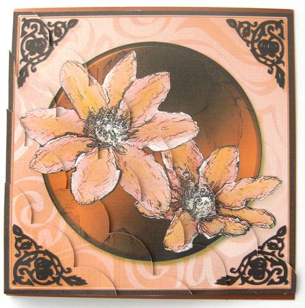 8 x 8 Clematis Kit with Scalloped Corners by Margaret Scott