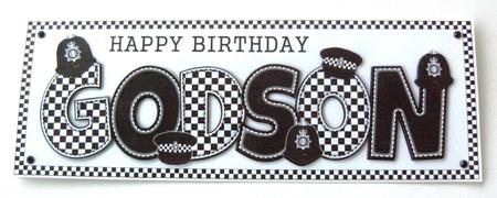 Police Hats Godson Large Dl by Margaret Scott