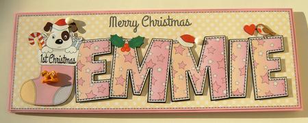 Patch 1st Xmas Emmie Large Dl by Margaret Scott