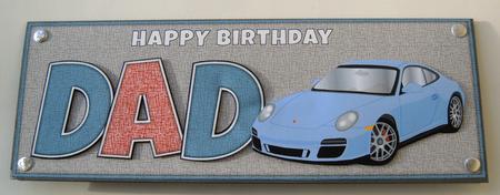 Porsche Dad Large Dl by Margaret Scott