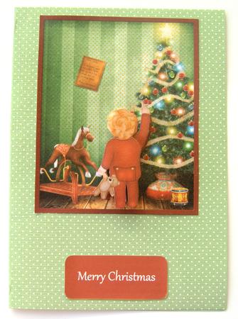 Reaching for the Toys on the Christmas Tree by Margaret Scott