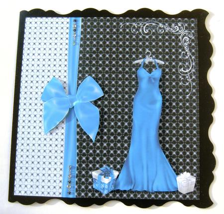 8 in Topper Christmas Dress in Blue by Margaret Scott