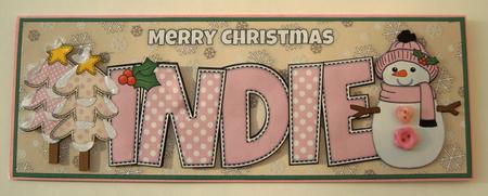 Cute Snowman Indie Large Dl by Margaret Scott